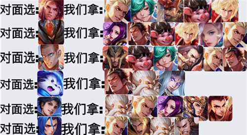 王者荣耀对抗路英雄克制关系有哪些,王者荣耀对抗路英雄克制关系表