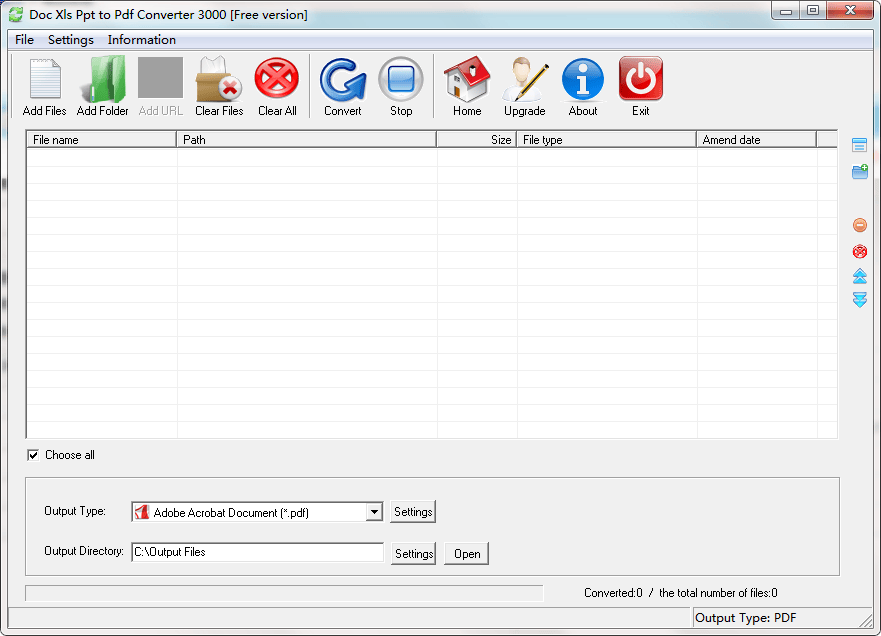 Doc Xls Ppt to Pdf Converter 3000