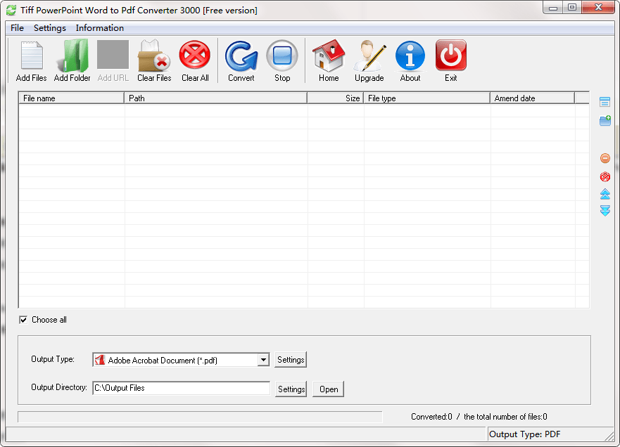Tiff PowerPoint Word to Pdf Converte