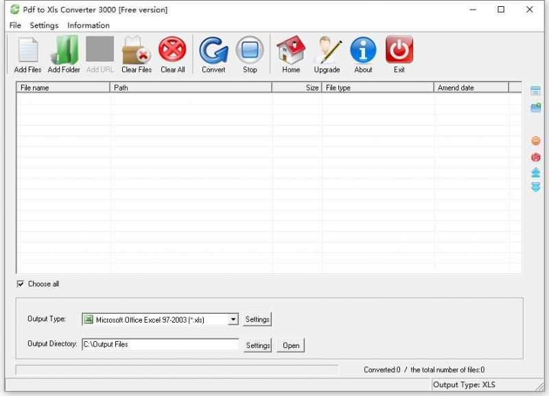 Pdf to Xls Converter 3000