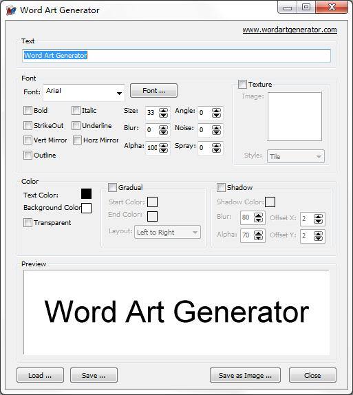Word Art Generator