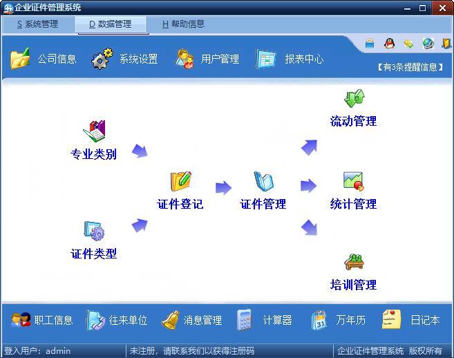 企业证件管理系统