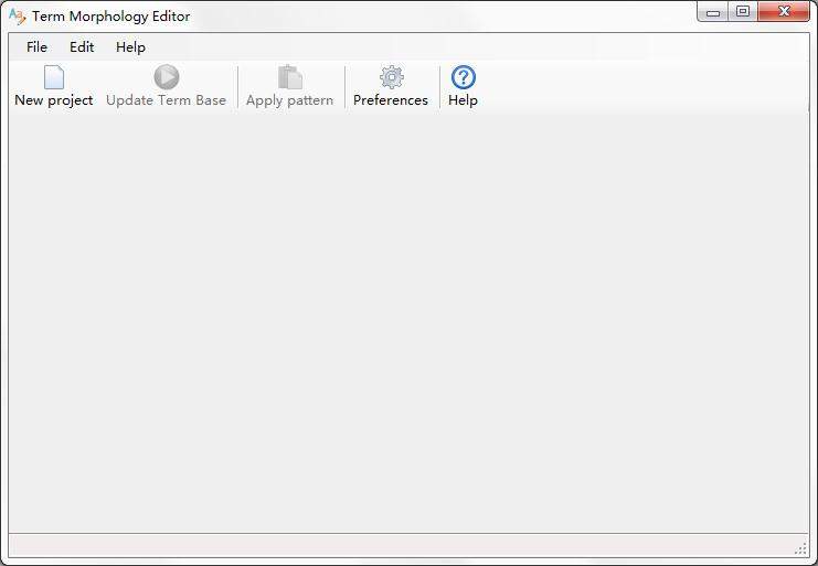 Term Morphology Editor