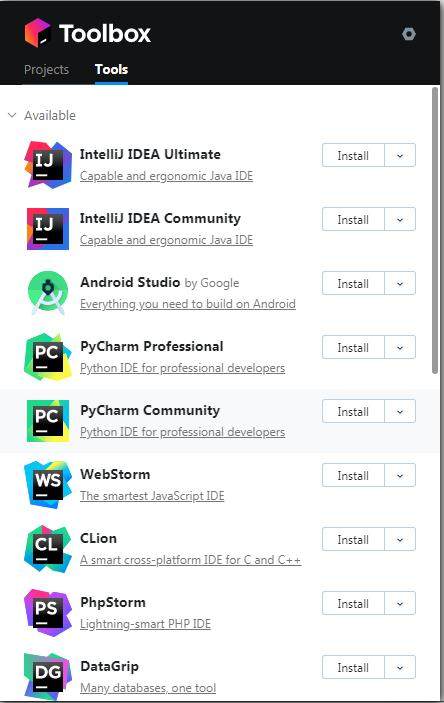 JetBrains Toolbox