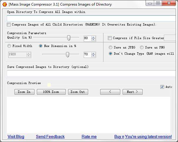 Mass Image Compressor