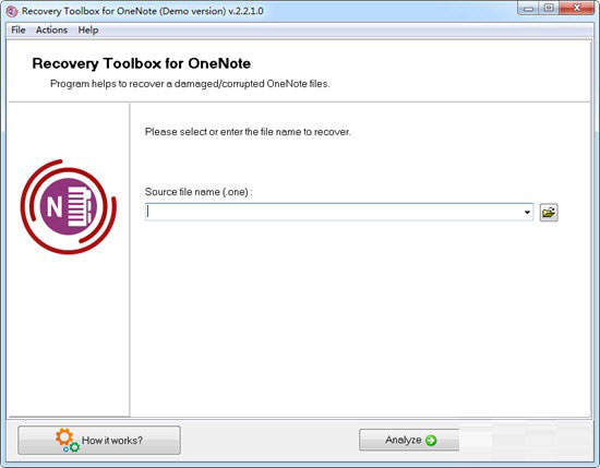 Recovery Toolbox for OneNote