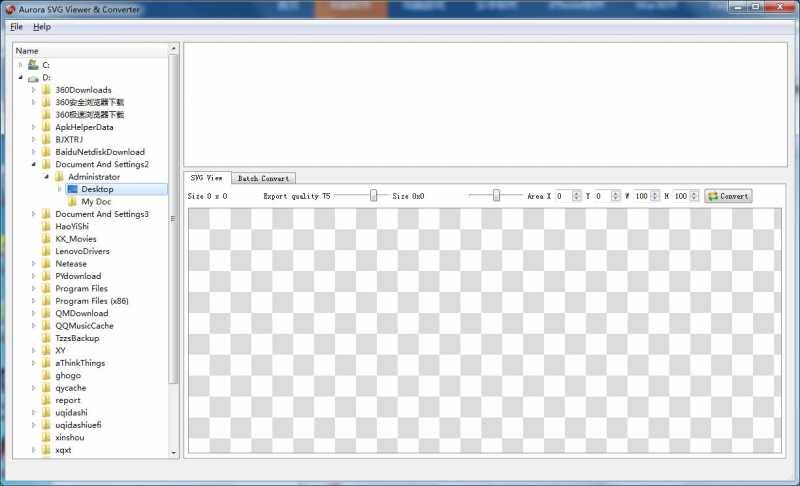 Aurora SVG Viewer & Converter