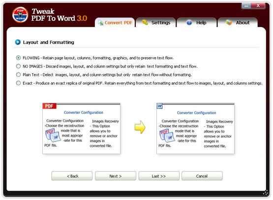 Tweak PDF To Word
