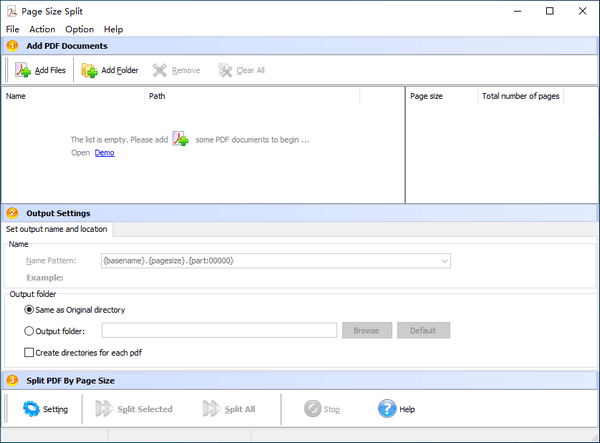 A-PDF Page Size Split