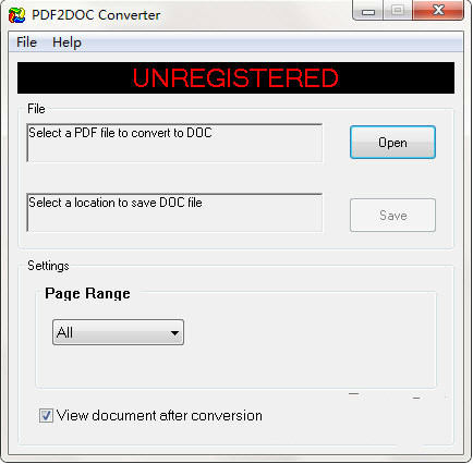 PDF2DOC Converter
