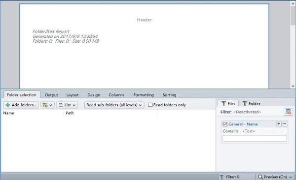 Gillmeister Folder2List