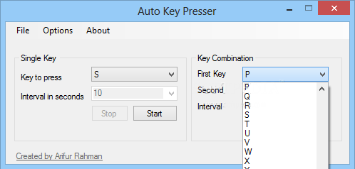 Auto Key Presser