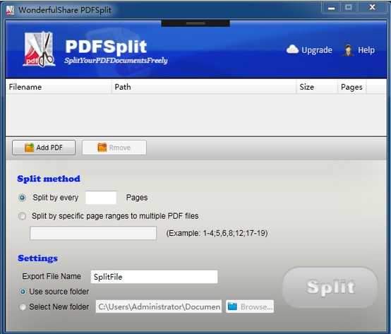 Wonderfulshare PDF Split Pro