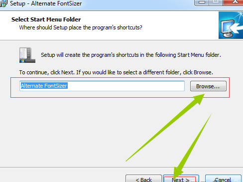 Alternate Font Sizer