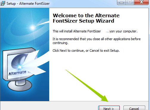 Alternate Font Sizer