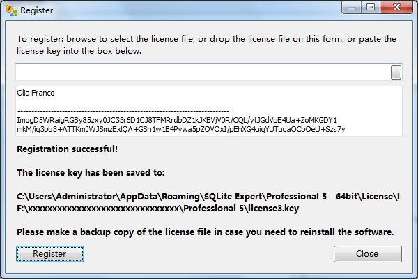 SQLite Expert Professional