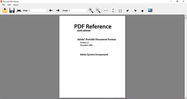 Corrupt PDF Viewer