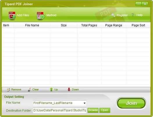 Tipard PDF Joiner