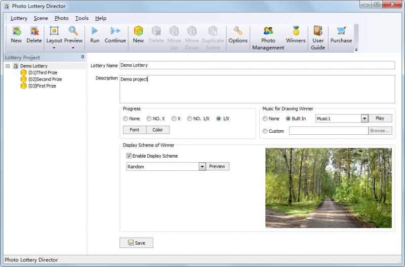 Photo Lottery Director