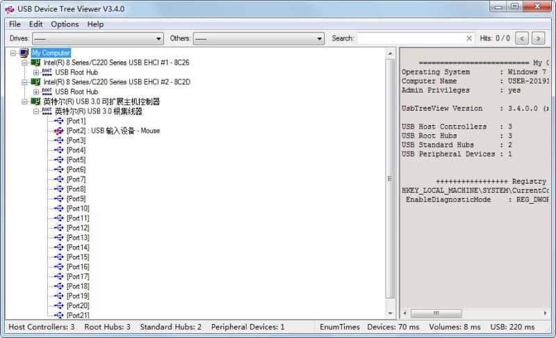 USB Device Tree Viewer