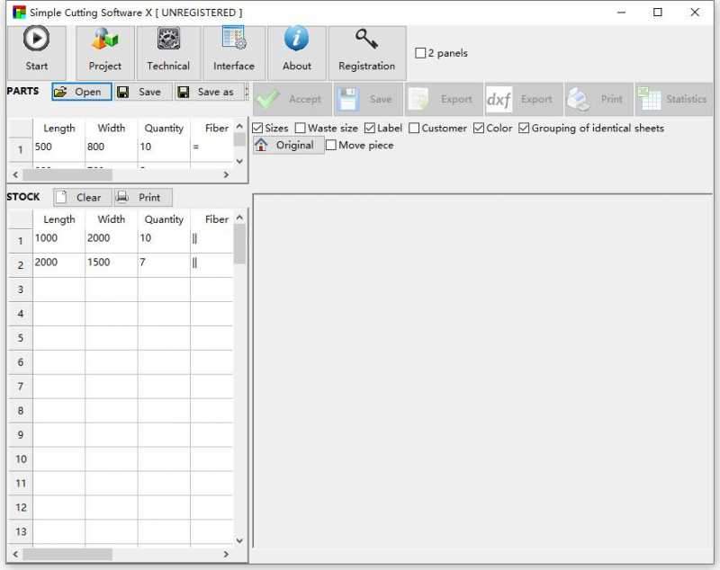 Simple Cutting Software X