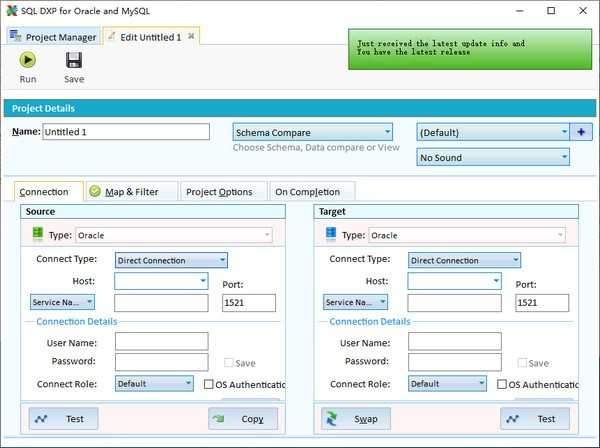 SQL DXP for Oracle and MySQL