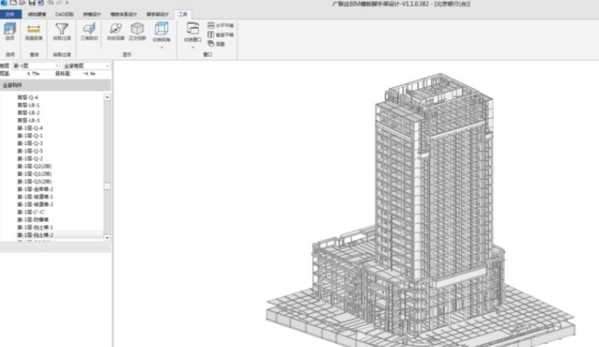 广联达BIM模板脚手架设计