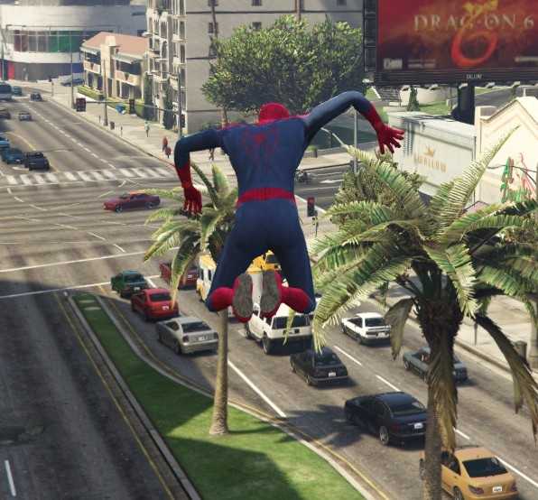 GTA5蜘蛛侠外观MOD