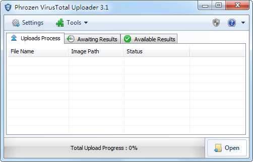 PhrozenSoft VirusTotal Uploade