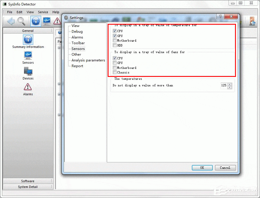 SysInfo Detector