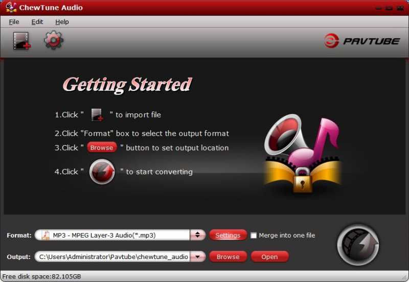 Pavtube ChewTune Audio