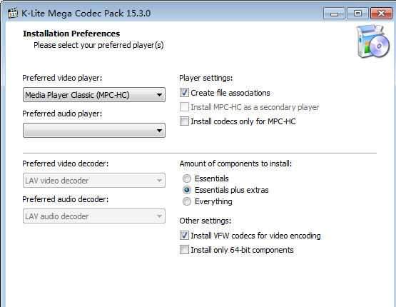 K-Lite Mega Codec Pack