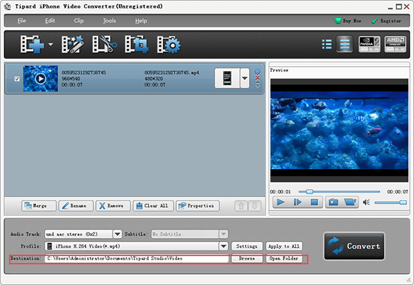 Tipard iPhone Video Converter