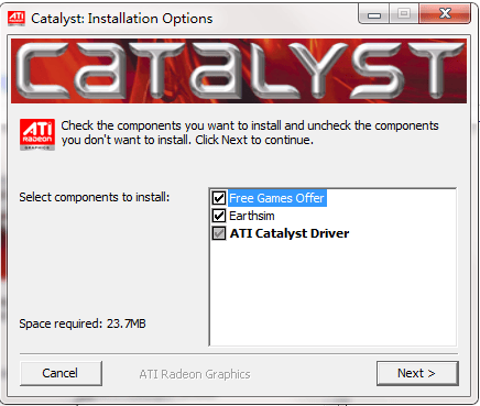 ATI RADEON X550显卡