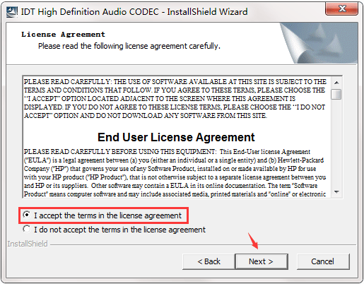 HP笔记本声卡驱动