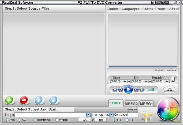 RZ Flv To DVD Converter