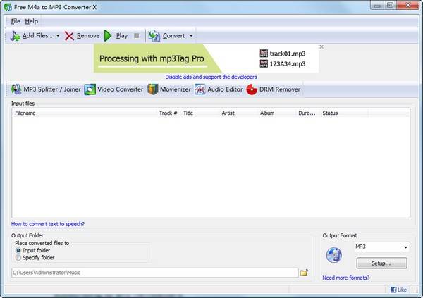 Free M4a to MP3 Converter