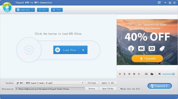 Tipard DVD to MP3 Converter