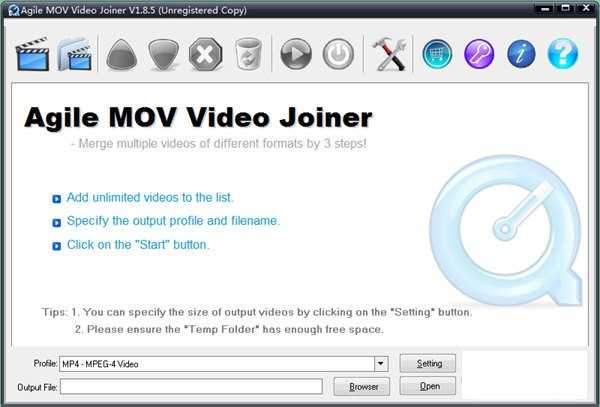 Agile MOV Video Joiner