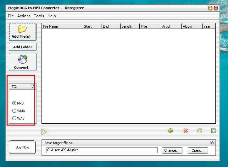 Magic OGG to MP3 Converter