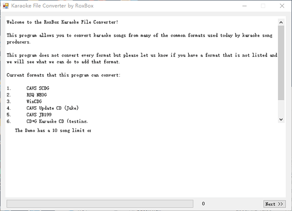 Karaoke File Converter