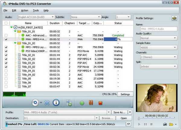 4Media DVD to PS3 Converter
