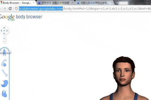 谷歌人体浏览器