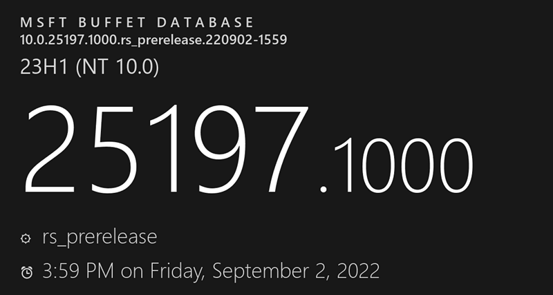 Win11 25197.1000离线更新补丁