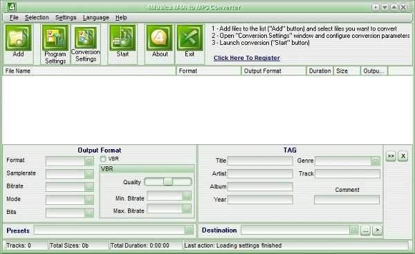 4Musics M4A to MP3 Converter