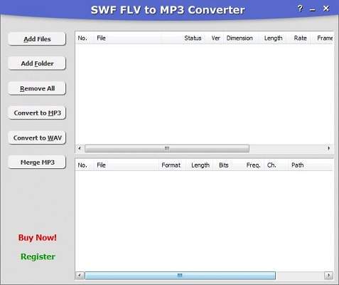 SWF FLV to MP3 Converter