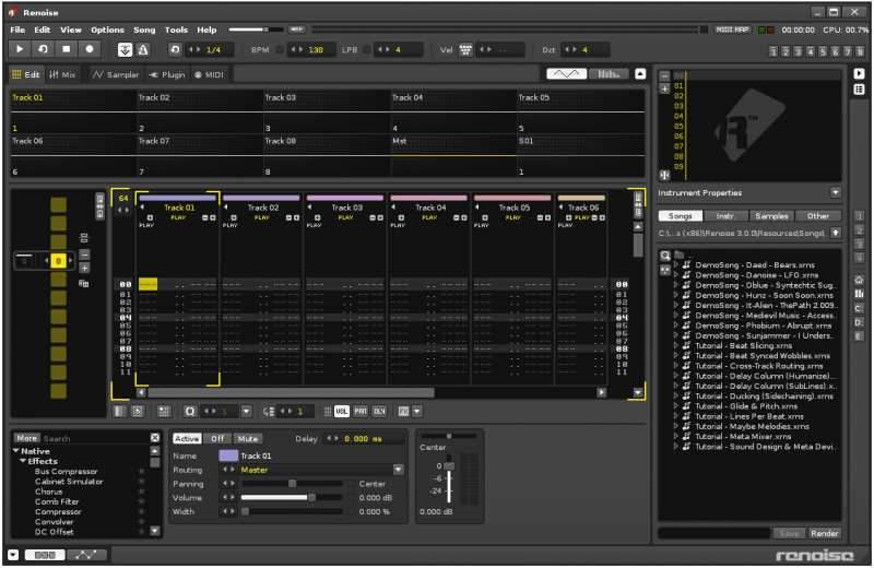 音乐制作软件(Renoise)