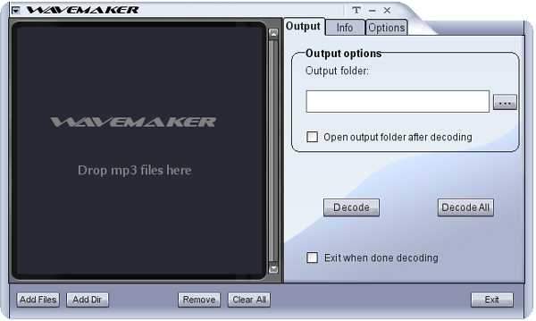WaveMaker MP3 to WAV Converter