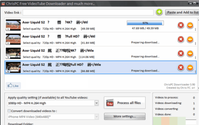 ChrisPC VideoTube Downloader Pro