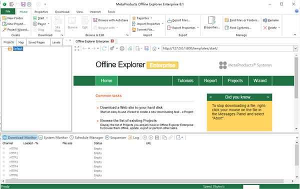 Offline Explorer Enterprise